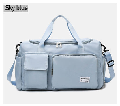 Womne's Travel Bags Handbags Gym Shoulder Bags Oxford Fitness Camping Trekking Bags Hiking Waterproof Outdoor Crossbody Bag