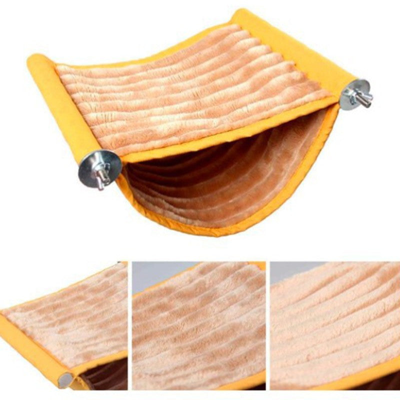 Casa de Ninho de Pássaros Quente de Inverno Abrigo de Cama Pendurada Gaiola de Finch de Pelúcia Fofa para Esconderijo de Pássaros Acessórios para Gaiola de Papagaio