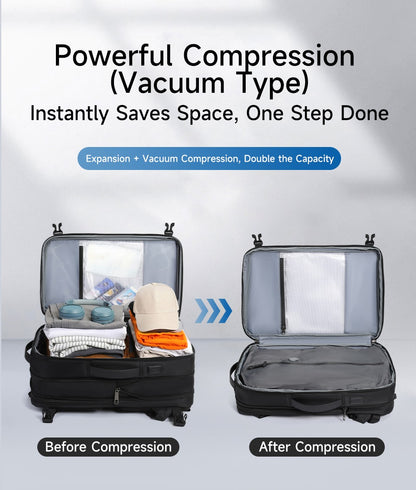 Tigernu Vacuum Backpacks Men Expandable Bags 17inch Laptop Backpack Bags Male Travel Backpacks Large Capacity Backpack Women Bag