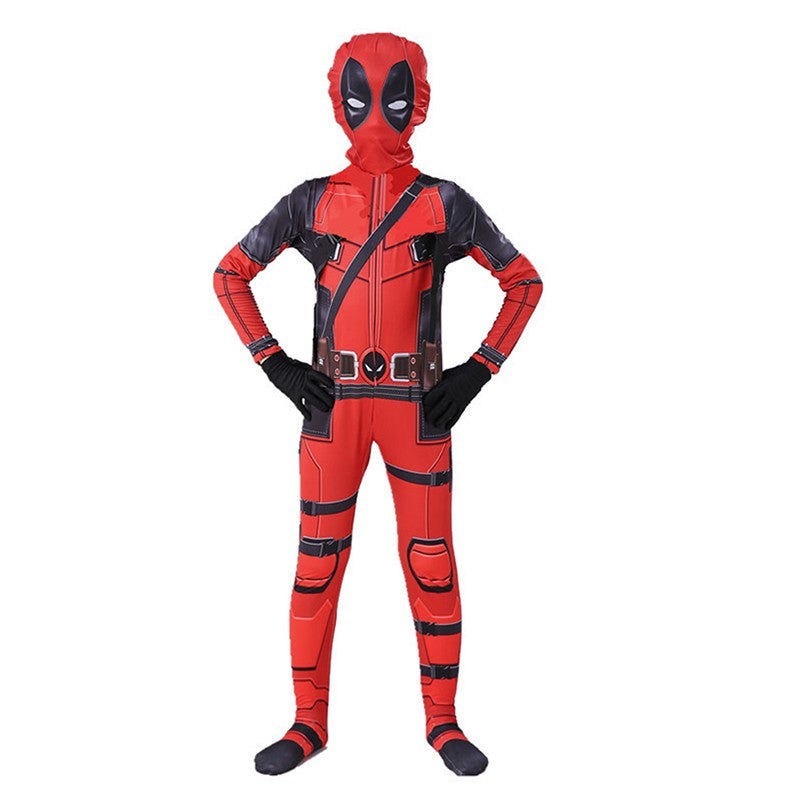 Deadpool Costume Halloween Cosplay Costume Deadpool Suit Jumpsuit deadpool Costume Carnival Festival Gift Sword Set