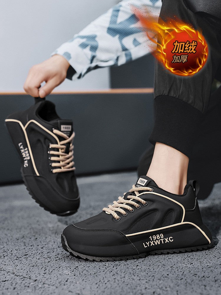 High Quality Sneaker Men Comfortable Lightweight Anti Slip Abrasion Resistant Soft Thick Sole Outdoor Casual Sport Shoes