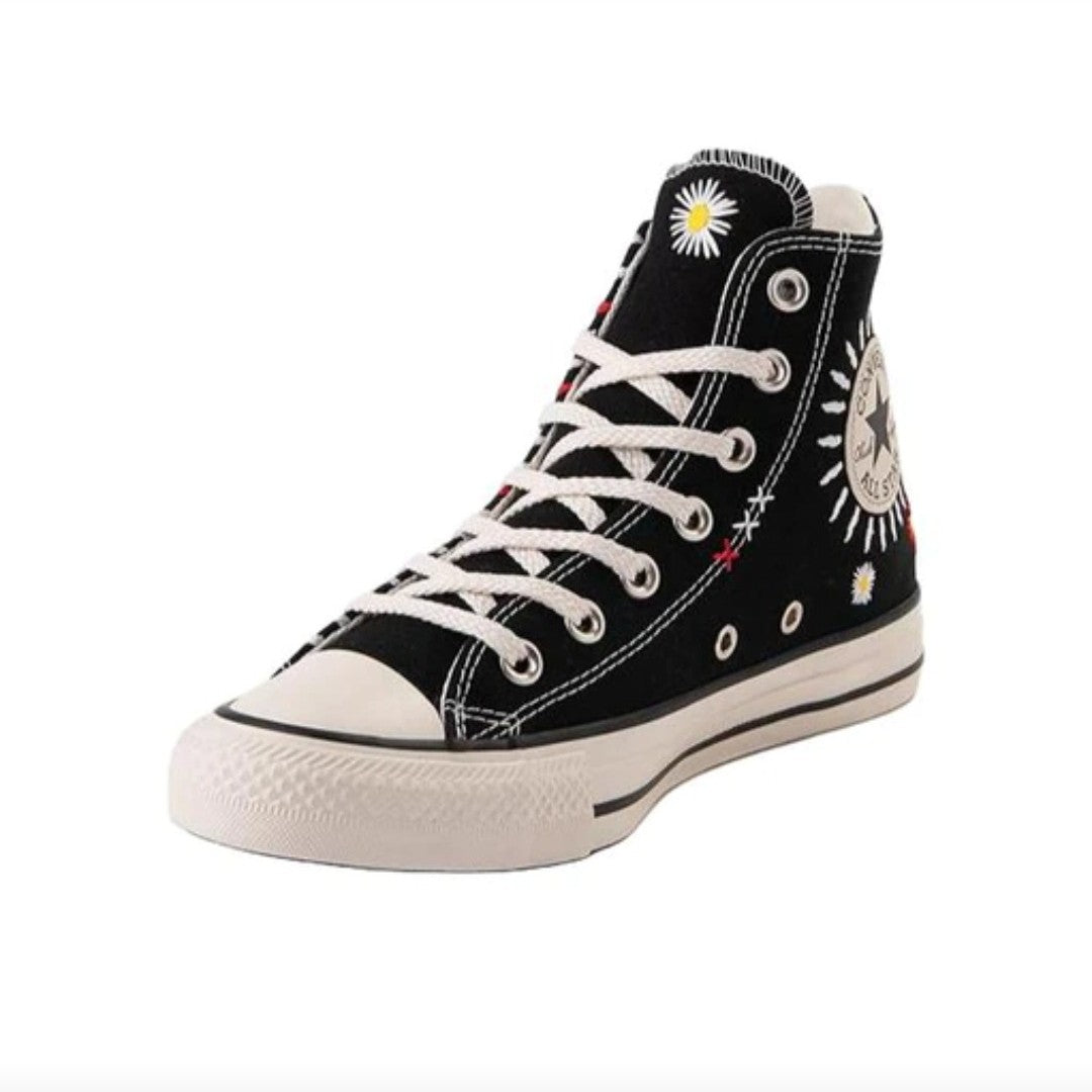 Converse Chuck Taylor All Star Hi Friends For Life Women's Skateboarding Shoes, Light Weight, Casual Sneakers, Black