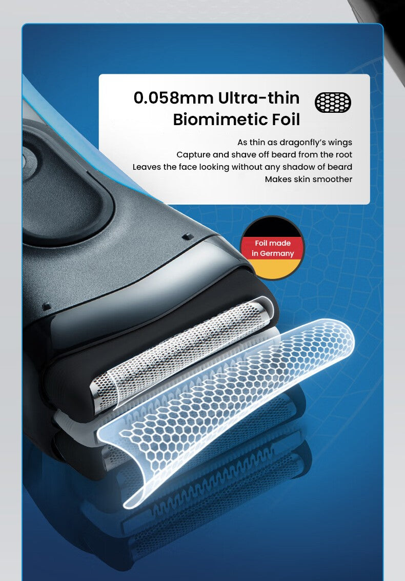 Braun Electric Shaver 3 Series ProSkin 3040S 3010S Reciprocating Shaver For Men Shaving Machine With Trimmer 100-240v