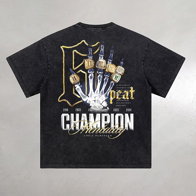 CBUM Workout Tshirt Gym Bodybuilding Men Clothing Oversized Sportwear Cotton US Sized Men Washed T-Shirts