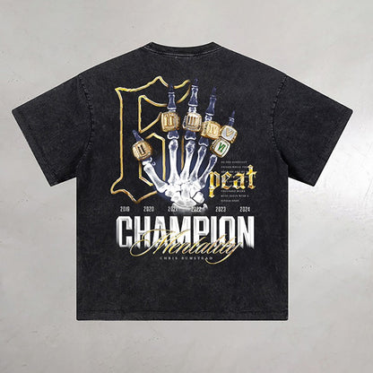 CBUM Workout Tshirt Gym Bodybuilding Men Clothing Oversized Sportwear Cotton US Sized Men Washed T-Shirts