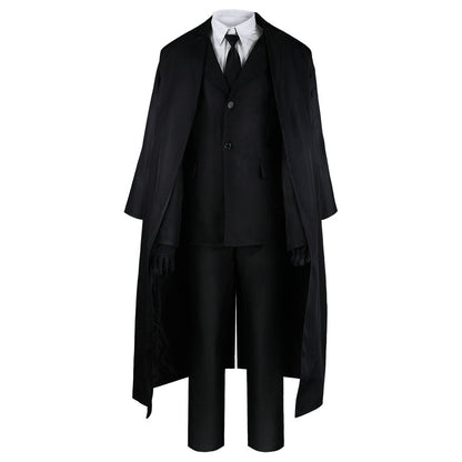Japanese Anime Detective Agency Cosplay Outfit Black Uniform with wig for Adults for Halloween & Comic Con