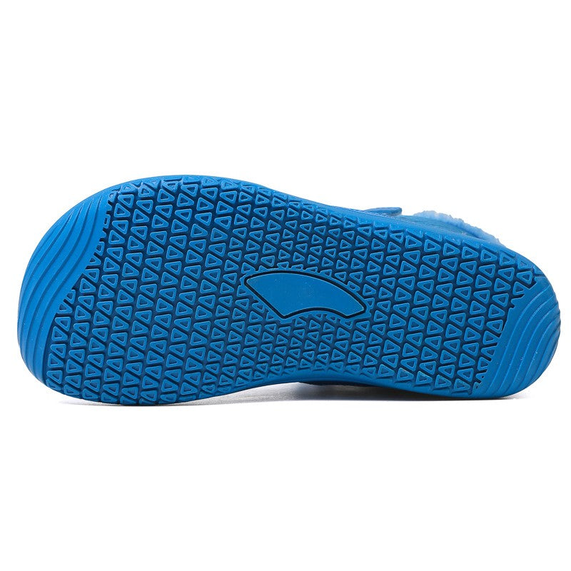 New Children's wide toe barefoot snow boots Little/Big/Kid Wide Toe Minimalist Sneakers Girls waterproof high-top cotton shoes