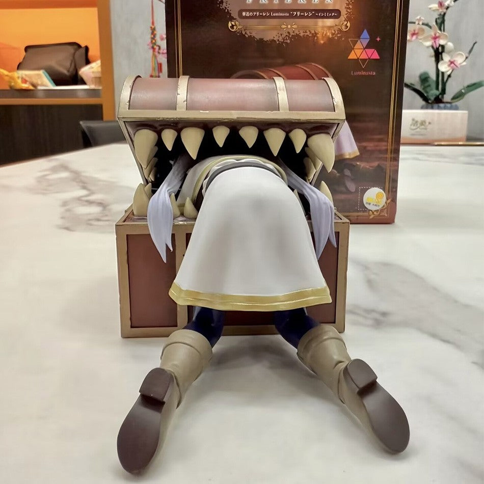 Frieren: Beyond Journey's End Anime Figure para Mesa - Fofa, com Pijama, Caça ao Tesouro - Frieren Action Figure Estatueta Modelo Boneca Brinquedo