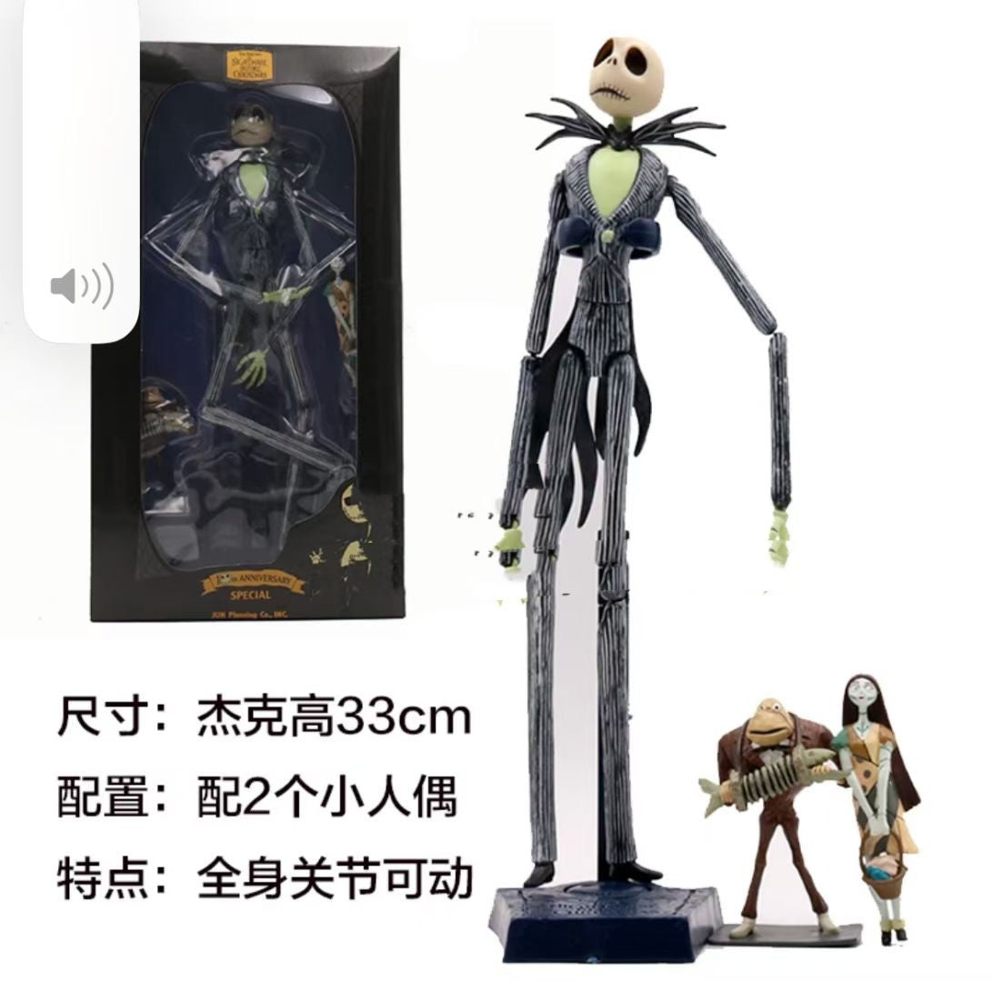 30-33cm O Estranho Mundo de Jack Jack Skellington Modelo Bonecos Brinquedos