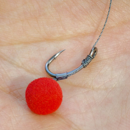 Conjunto de 6 Anzóis Sougayilang para Pesca de Carpa Europeia, Afiados com Múltiplas Camadas de Reforço de Afiação na Ponta para Pesca de Carpa