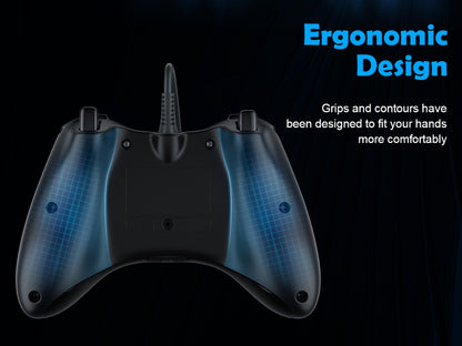 For Xbox 360 Slim/Lite/E/PC Controller,Wireless/Wired Game Remote Control 6-axis Gryo Dual Vibration Precision Joystick Gamepads