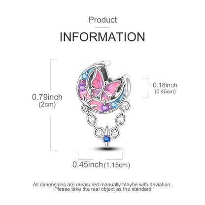 Pingente Charm Libélula Tema Primavera Prata Esterlina 925 Borboleta Flor Pendente Compatível com Bracelete Colar Joias DIY
