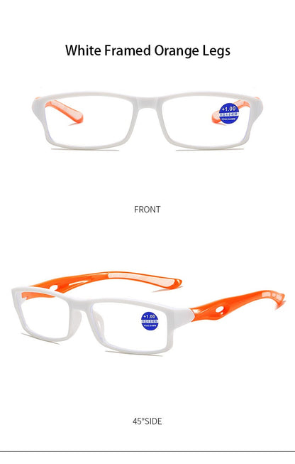 Fashion Reading Glasses Man Sport Non-Slip Anti Blue Light Women Style High Definition Computer Eyeglass+1.0+2.0+3.0+4.0