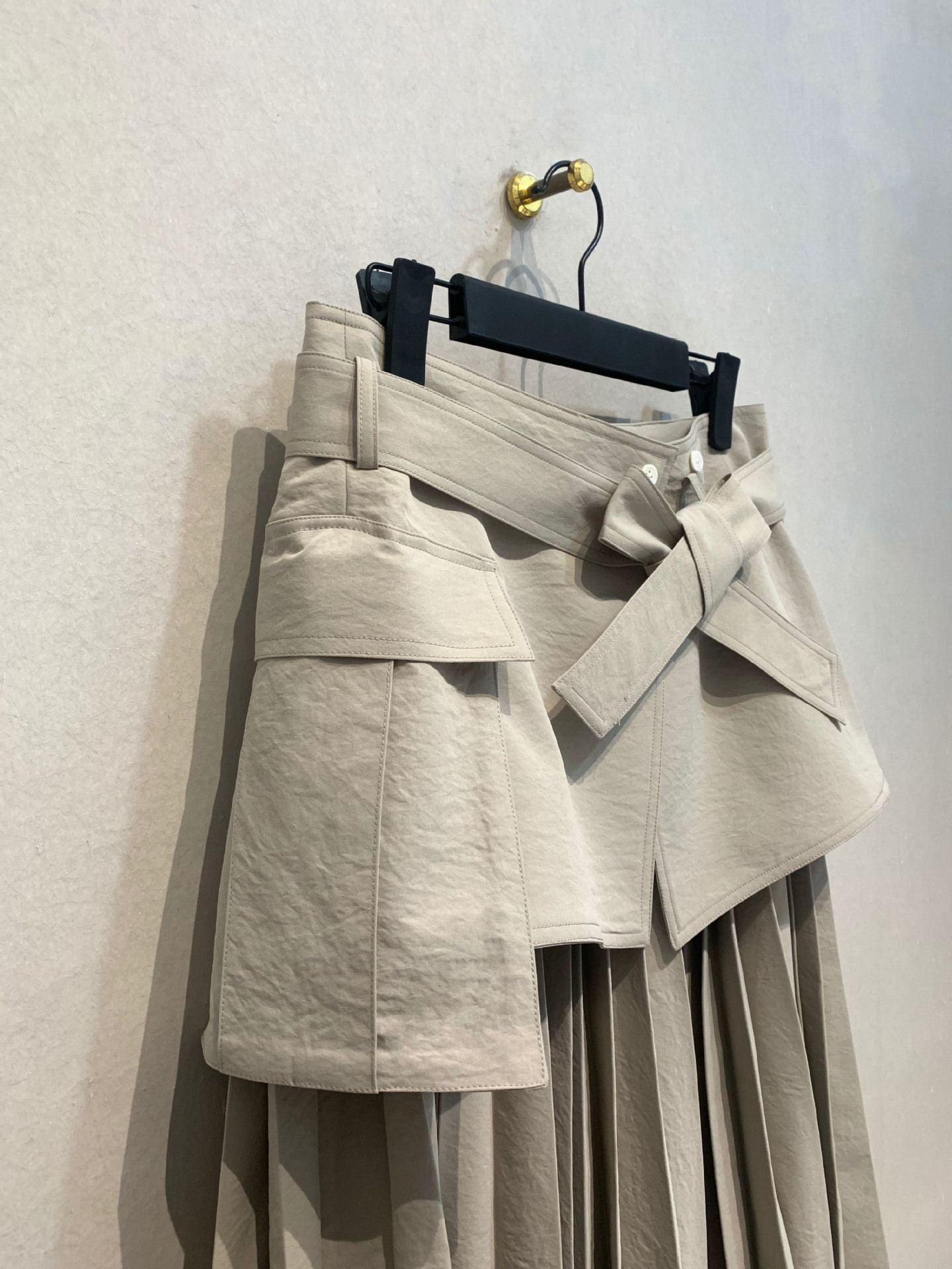 Spring Summer Vintage Japanese Casual Skirts Women Three-dimensional Two-piece Skirt High Waist All-match Pleated Faldas Mujer