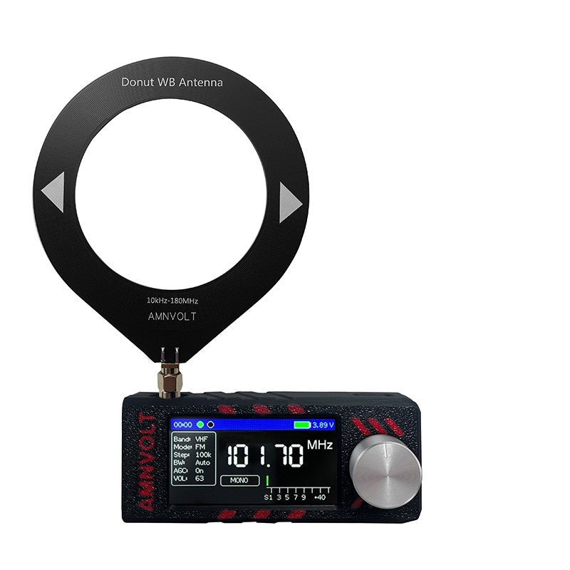 Rádio DSP de Banda Completa AMNVOLT ATS MINI SI4732, Receptor de Bolso FM AM MW SW SSB, com Amplificador de Fone de Ouvido Hi-Z