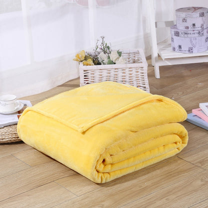 Spring Winter Winter Flannel Blanket Fluffy Warm Soft Sofa Cover Bedspread Solid Blue Black Coral Fleece Plush Blankets For Beds