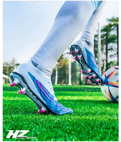 New Men Soccer Shoes Grass Professional Training Football Shoes Society Cleats Football Field Boots Fast Indoor Sneaker Non Slip