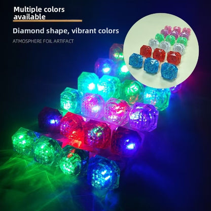 LED Light Up Diamond Rings, Flashing Glow in the Dark Party Favors for Bachelorette, Wedding, Bridal Shower, Birthday Kids