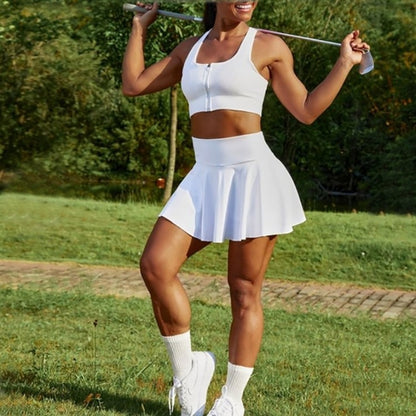 New Women's Tennis Skirts with Pockets High Waisted Pleated Skirt Tennis Skirt High Waist Sports Skirt Clothing