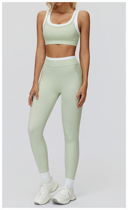 High Waist Fitness Sports Leggings Solid Yoga Leggings Women Gym Workout Trousers Female Quick Dry Push Up Slim Yoga Pants