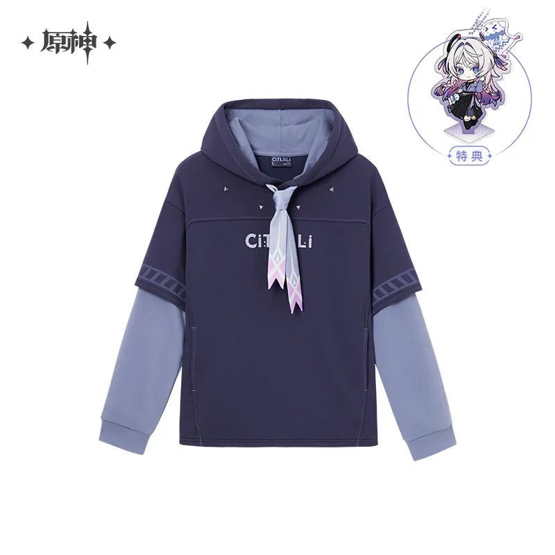 [Genuine] miHoYo Game Citlali Sweater Genshin Impact Citlali Theme Fake Two Hoodie Costumes Long-Sleeved Coat Cosplay Xmas Gifts