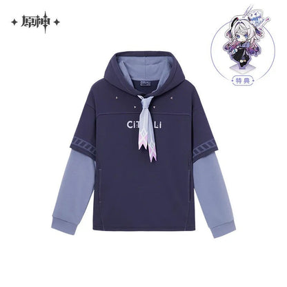 [Genuine] miHoYo Game Citlali Sweater Genshin Impact Citlali Theme Fake Two Hoodie Costumes Long-Sleeved Coat Cosplay Xmas Gifts