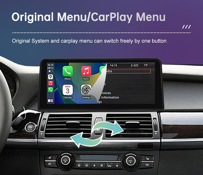 Wireless CarPlay Android Auto Car Multimedia Display For BMW 1 Series  E81 E82 E87 E88 CCC/CIC System Touch Screen Car Radio