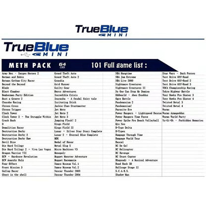 For True Blue Mini PACK CRACKHEAD/METH/WEED PACK64G/FIGHT PACK32GB/OVERDOSE PACK128GB For Genesis/Mega Drive/Playstation Classic