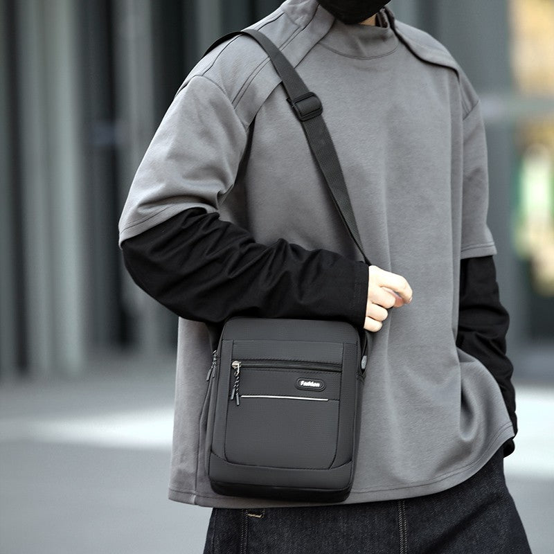 Versatile Oxford Crossbody Bag - Men's Business Casual Sling for Daily Commuting Essentials