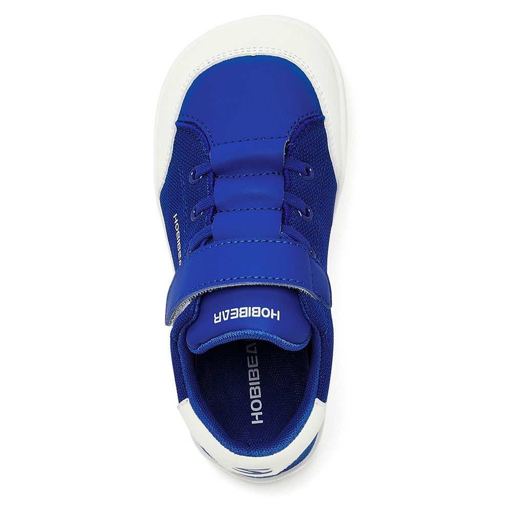 HOBIBEAR Kids Wide Toe Barefoot Shoes Boys Girls  Minimalist Sneakers Lightweight Hook Loop Mesh Artificial Leather Shoes