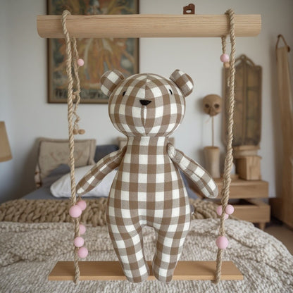 2025 Baby Plush Toy Comforts Sleeping Cute Rabbit, Bear, Mouse Baby Girl Doll, Cloth Doll Doll