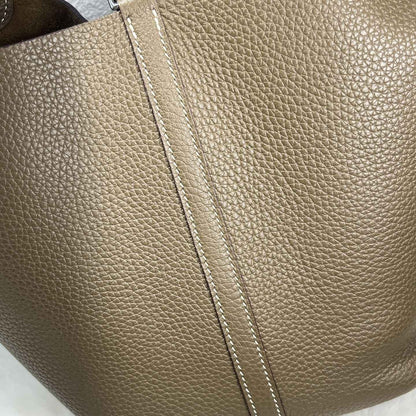 Mendy 22 CM Large size Top Quality Bucket Bags Women's Bag Lady Luxury Designer High End Bag TC Cowhide Golden Sliver