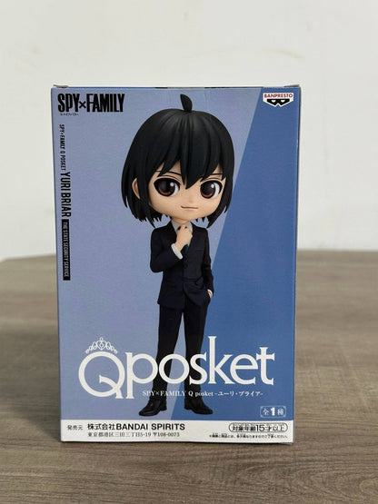 Bandai Original Q Posket Spy X Family Anya Forger Yor Forger Yuri Briar Bonecos de Ação Colecionáveis de Anime Modelo Toy Loid Forger