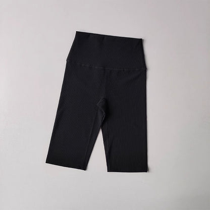 Women Shorts Sports For Women New Cycling Ribbed Jogging Fitness High Waist Push Up Gym Shorts Leggings  Yoga Shorts Short Pants