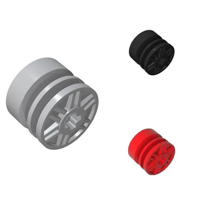 10pçs Roda 55982 18mm Dx14mm com Bloco de Furo de Eixo Acessórios de Cores Moc Compatível com Brinquedo Infantil de Montar DIY