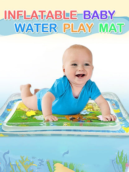 Baby Water Play Mat Inflatable Cushion PVC Infant Tummy Time Toddler Water Pad For Kids Early Education Developing Activity Toys