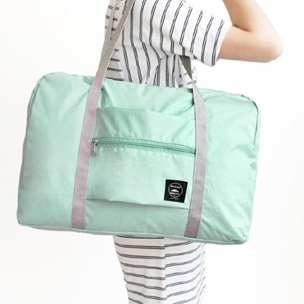 1pc Large Capacity Fashion Travel Bag Carry On Waterproof Foldable Travel Bags Gym Bag Multi-functional Clothes Storage Bag