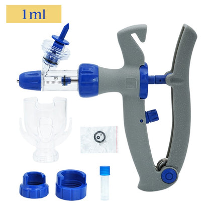 Seringa Veterinária Automática Contínua 1/2/5/10Ml Injetor de Vacina Ajustável para Animais Acessórios de Injeção para Gado Ovinos Bovinos