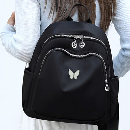 Mochila de ombro duplo – casual estilo coreano em lona de tecido Oxford masculina e feminina, moderna, leve e versátil