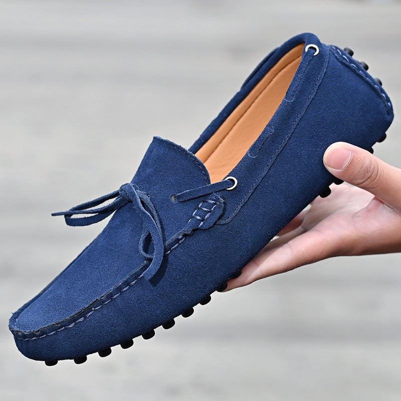Fashion Men Shoes Genuine Leather Casual Summer Shoes Classic Mens Loafers Elegantes Slip On Flats Plus Size 49 Male Driving