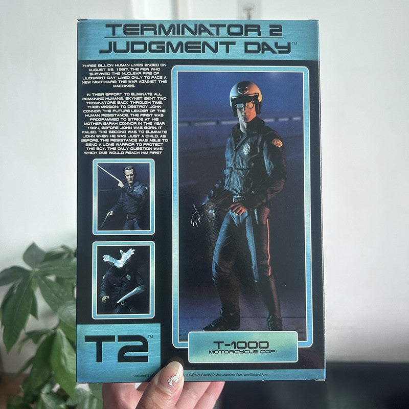 NECA Figure Terminator 2 Judgment Day T800 Sarah Connor T-800 Arnold Schwarzenegger Commando Action Figure Model Collectible Toy