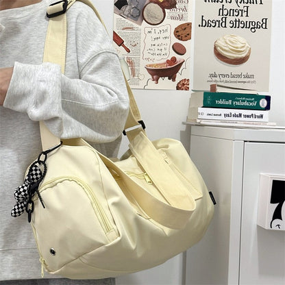 Large Crossbody Travel Tote Bags for Women 2024 Canvas Shoulder Messenger Bag Sports Yoga Satchels Fashion Woman Handbag