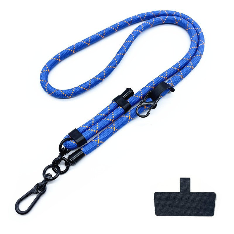 Cordão de Telefone Ajustável 1 Cm de Diâmetro Capa Universal Externa Transversal Ombro Cartão Corda de Pescoço Clipe Alça de Pulso Anti-perda