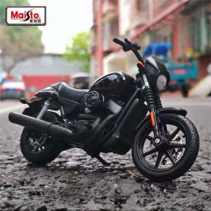 Maisto 1:12 Harley 2015 Street 750 Liga Moto Modelo Diecast Metal Brinquedo Corrida Moto Modelo Simulação Coleção Presente Infantil