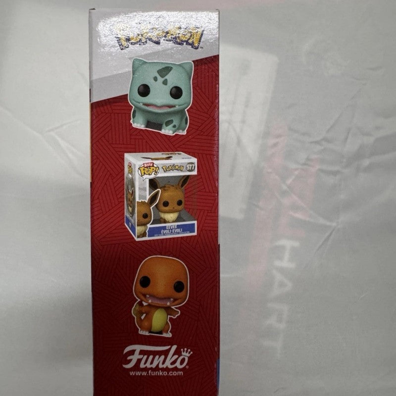 Bitty Funko Pop Pokémon Pikachu Bulbasaur Charmander?? Boneco Miniatura Genuíno 4 Pacotes Série Decoração Modelo de Boneco de Ação Colecionável