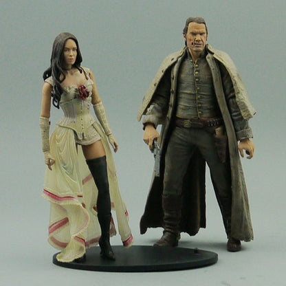 NECA Heróis do Oeste Megan Fox Leila Josh Brolin Jonah Hex QUENTIN Turnbull Boneco de Ação Fora de catálogo Colecionável Modelo Brinquedo Presente