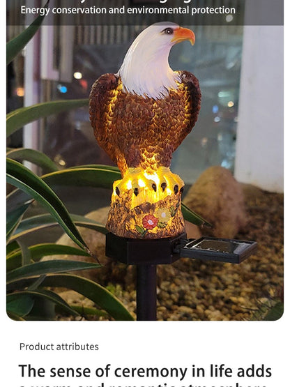 Solar Powered Eagle Lawn Light: Stunning Outdoor LED Garden Decorations Garden Decorative Lights