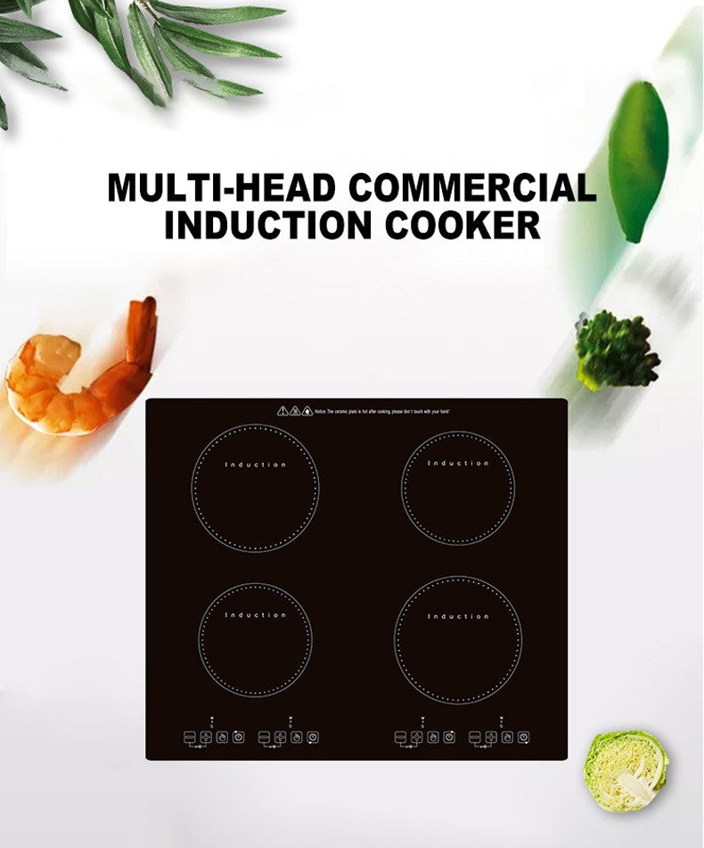 YUNLINLI Factory Electric Hob Four Burners Indution Cooker Cooktop High-power Kitchen Appliances Induction Cooker Stove