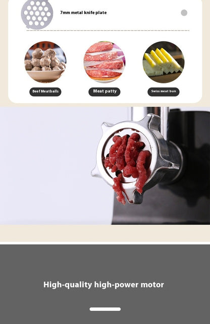SucceBuy Moedor de Carne Elétrico Picador Processador de Alimentos Pesado Eletrodomésticos de Cozinha Máquina Moedora Comercial