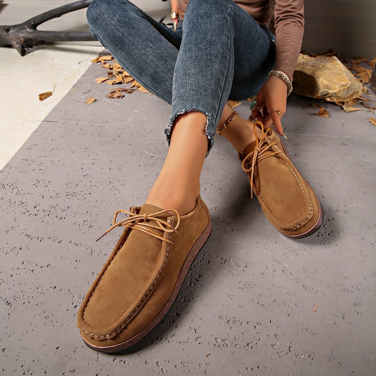 Women Shoes Soft Leather Women's Loafer 2025 New Flats Slip On Casual Shoes Flat Shoes Women White Footwear Zapatos De Mujer